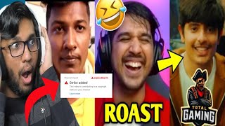 Ajjubhai face reveal Rost by amit bhai 😂 YouTube Strike 😩for Khatarnak ishan ?