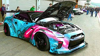 BDG Car Tuning Motor Show 2024 Build-Up - Brûleurs de Gommes at Spa: LB-Works GT-R R35 & More