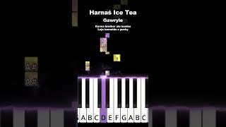 Harnaś Ice Tea - Gawryle #piano #pianino #tutorial #muzyka #foryou #shorts