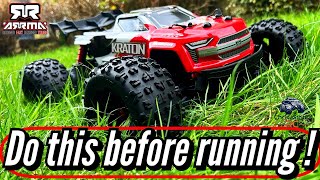 Arrma Kraton 4s V2.5 - Essential Pre-Use Checks & Epic Upgrades