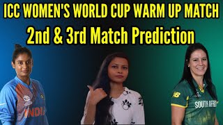 ICC WOMEN'S WORLD CUP WARM UP 2022 AUSTRALIA WOMEN'S VS WEST INDIES WOMEN'S 2ND&3RD MATCH PREDICTION