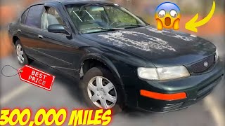 THIS NISSAN MAXIMA HAS 321,000 MILES ON IT & I STILL BOUGHT IT FROM THE DEALER AUCTION