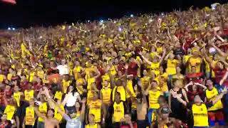 TORCIDA JOVEM DO SPORT FAZENDO A GERAL TREMER CANTANDO- DIZEM POR AI QUE A TORCIDA DO LEÃO 🎶❤️🖤