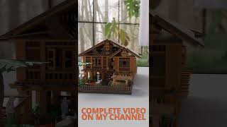 Lego MOC - The Traditional Malay House - Animation Speed Build #shorts