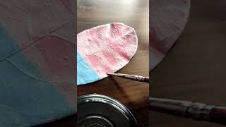 painting leaf 😍🌿 :TUTORIAL #shorts