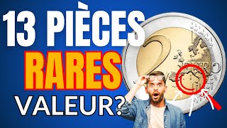 VALEUR de 13 Pièces de 2 EUROS Commémoratives RARES !