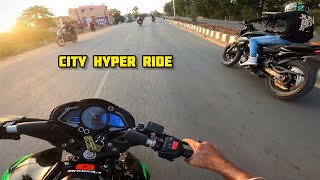 CITY HYPER RIDE WITH NS200 | Street Race | NS200 vs NS200