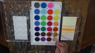 $5 Watercolors?? Artist's Loft Watercolor Review and Test Samples!