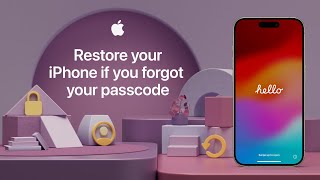 How to restore your iPhone if you forgot your passcode | Apple Support