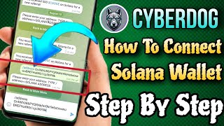 Cyberdoge_Sol_Bot | $CDOGE | How To Connect Solana Wallet In Cyberdoge AirDrop For Withdrawal $CDOGE