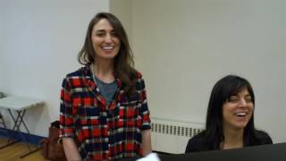 Sneak Peek: WAITRESS Rehearsal with Sara Bareilles, Chris Diamantopoulos, and Will Swenson.