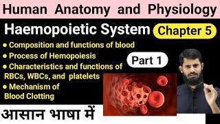 Haemopoietic system || HAP chapter 5 || Process of Hemopoiesis || Mechanism of Blood Clotting