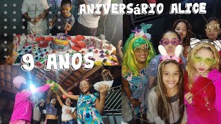 ANIVERSÁRIO DA MINHA FILHA 🎂 9 ANOS/FESTA DAS MENINAS