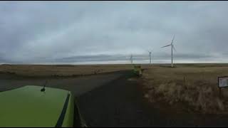 360 Video - Wind Turbines SE Washington State