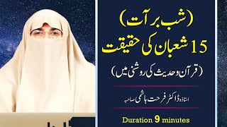 Shab E Barat (15 Shaban) Ki Haqeeqat | Reality Of 15th Shaban | Dr Farhat Hashmi 2023@iircshortclips