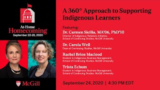 Masterclass: A 360° Approach to Supporting Indigenous Learners