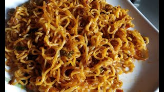 Chillli Maggi Recipe- Chilli maggi - Evening snacks