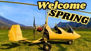 Autogiro - Gyrocopter ELA 07 - Benvenuta Primavera -Sacra San Michele-Laghi Avigliana - Val di Susa