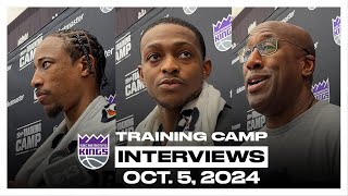 DeMar DeRozan, De’Aaron Fox & Coach Brown | Training Camp Interviews Day 5