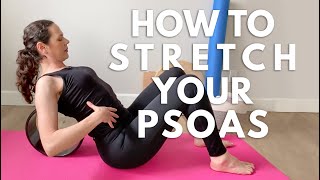 YOGA WHEEL PSOAS STRETCH | How To Stretch Your Psoas Muscle