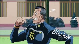 Okuyasu chasing the Verbalase