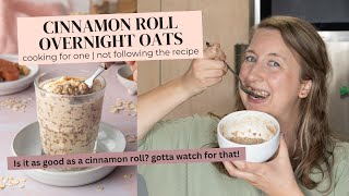 Can you make cinnamon roll overnight oats that taste like a cinnamon roll?