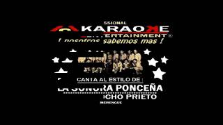 KARAOKE LA SONORA PONCEÑA EL SANCOCHO PRIETO MERENGUE