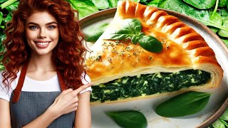 BEST Homemade Greek Spinach Pie Recipe (EASY Spanakopita Recipe)