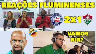 VAMOS RIR? REAÇÕES FLU TV! "FOI DE VIRADA" BAHIA 2x1 FLUMINENSE CHORA FLU KKK