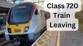 Greater Anglia class 720 leaving Stratford station