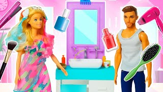 Barbie-nuket kauneushoitolassa - Barbien ja lelujen muodonmuutos