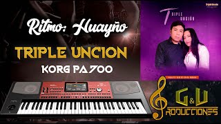 RITMO Huayño TRIPLE UNCION   Korg PA 700 - 1000 - 4X