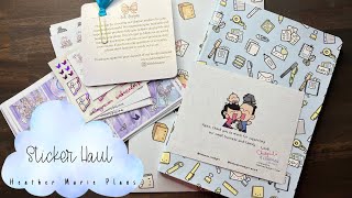 Sticker Haul  | @heathermarieplans