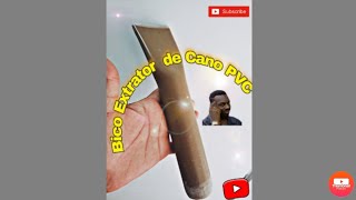 Como fazer um bico de extratora para aspirador de pó comum com cano de Pvc