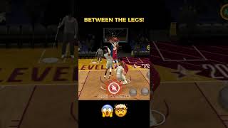 BETWEEN THE LEGS🔥🤯😱 #nba2k23 #abegaming #nba2k23arcadeedition #shorts