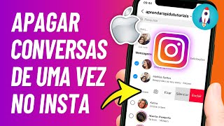 Como APAGAR CONVERSA do INSTAGRAM no iPhone - Tudo de Uma Vez