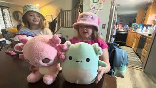 Squishmallows Galore & Axolotl Adorbs: Evelyn and Grace’s Haul!