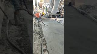 Road repairing work in metro project