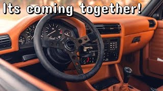 MY DREAM E30 INTERIOR IS COMING TO LIFE!