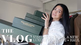 VISITING LONDON, A NEW LUXURY PURCHASE + HAUL | VLOG S5:E4 PART I | Samantha Guerrero