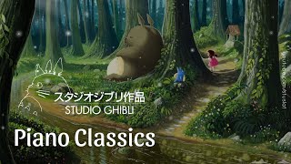 Studio Ghibli | Piano Classics - Piano Music & Ambience for Studying, Relaxing and Focus