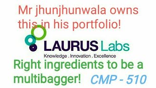 Mr Jhunjhunwala's portfolio stock - Laurus labs! Multibagger stock | 5X in one year!