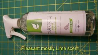 Puracy Natural Multi Surface Cleaner Review   Fresh clean scent, cleans well!