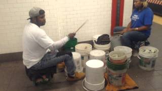 NYC Subway Bucket Drummers