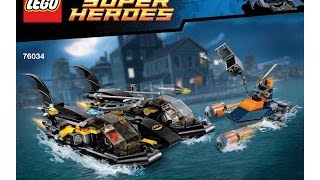 LEGO 76034 Batboat Harbor Pursuit Instructions LEGO DC COMICS SUPER HEROES 2015