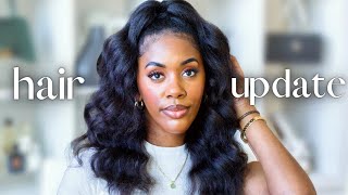 I HAVE HEAT DAMAGE?! NOT WEARING MY CURLY HAIR ANYMORE? | HAIR UPDATE