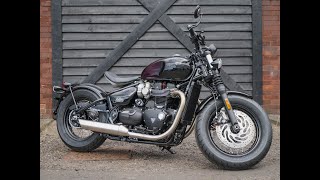 2024 Triumph Bonneville Bobber - Stealth Edition at West Coast Triumph Glasgow