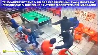 Massacro di Osasco (San Paolo) 13.08.15 esecuzioni in un bar