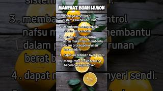 5 Manfaat buah lemon untuk kesehatan #shorts @TBC_GROUP.