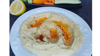 How To Make Simple Hummus From Scratch With Dried chickpeas |